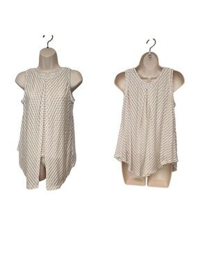 JPR STUDIO Women's Sleeveless Eyelet Lace Yoke Top MP